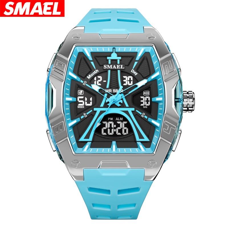 Top Brand New High Sense Men's Watch Leading the Trend with LED Luminous Multifunctional Quartz Electronic Movement Watch