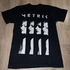 Vintage Metric Band Cotton Unisex All Size T-Shirt 22D64 Unisex T-Shirt