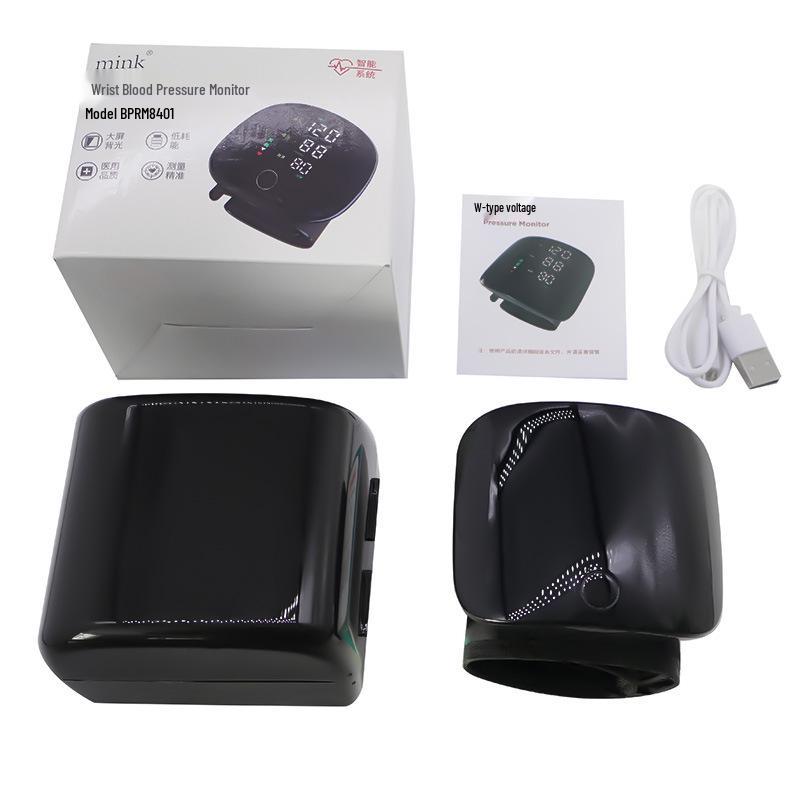 High Precision Automatic Wrist Blood Pressure Monitor for Home Use