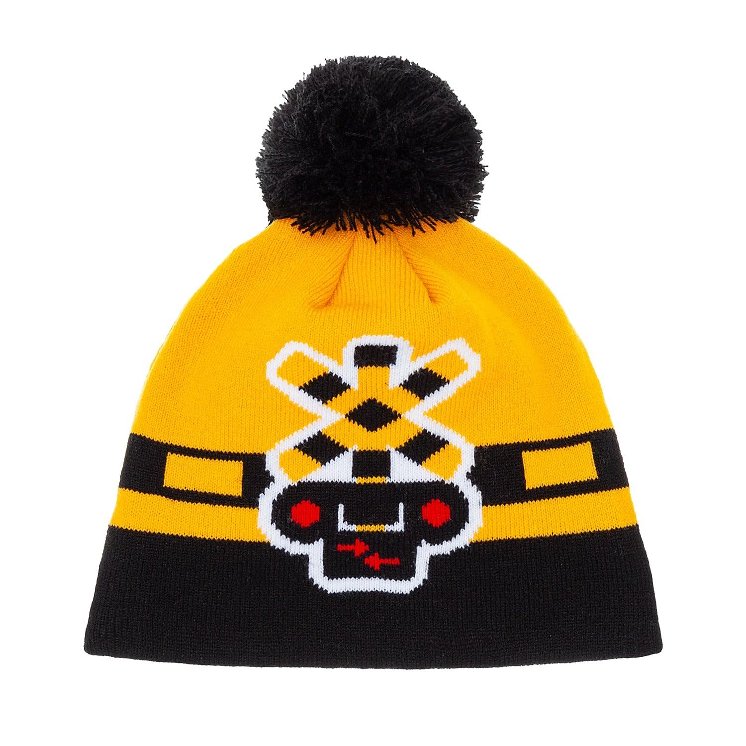 

Вязаная шапка с помпоном, Железнодорожный переезд PDG-BNFU003