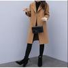 Woolen Coat Mid-length Loose Coat Korean Style New Autumn and Winter Thickened Large Size Women's Woolen Coat
