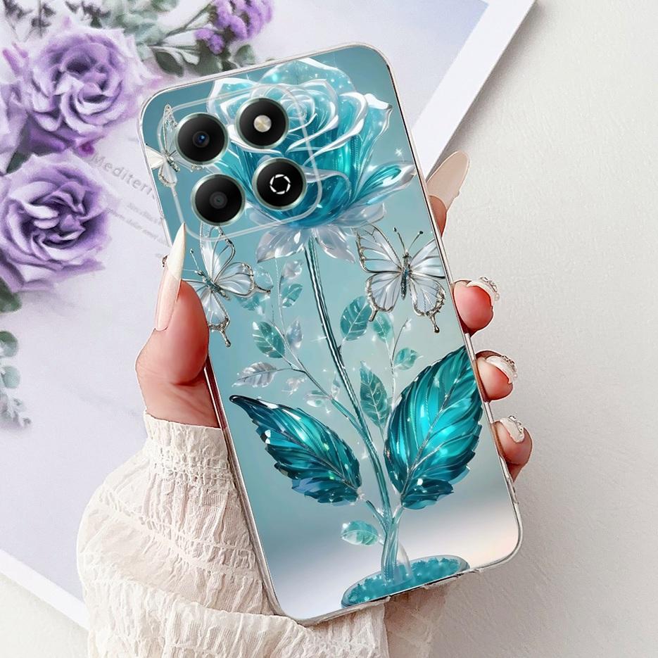 Für Honor X6b Hülle JDY-LX1 JDY-LX2 Niedliche Glückskarpfen Bemalte Abdeckung Weiche Dünne Handyhülle Für Honor X6a X 6b HonorX6a HonorX6b Fundas