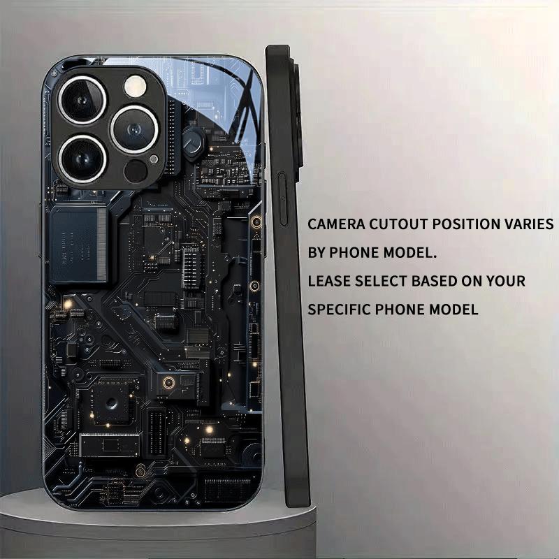Tempered Patterned Glass Phone Case, Suitable for iPhone 17, 16, 15, 14, 13, 12, 11pm Pro Plus and Other Phone Models.