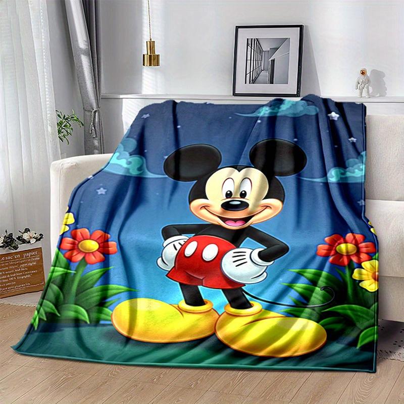 1pc, Mickey Mouse Inspired, Seasonal Universal Blanket, Home Decoration, Throw Blanket, Warmth and Comfort for All Seasons, Soft Flannel Throw Blanket