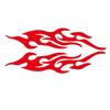Car Sticker Modified Flame Car Stickers Bumper Hood Rearview Mirror Head Cover Stickers Cover Scratches Motorcycle Decals