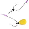 Steel Fishing Bait Screw with Link Buckle, Terminal Hardware Accessories for  -Shaped Lures, Fishing Line Connection 10 Pieces