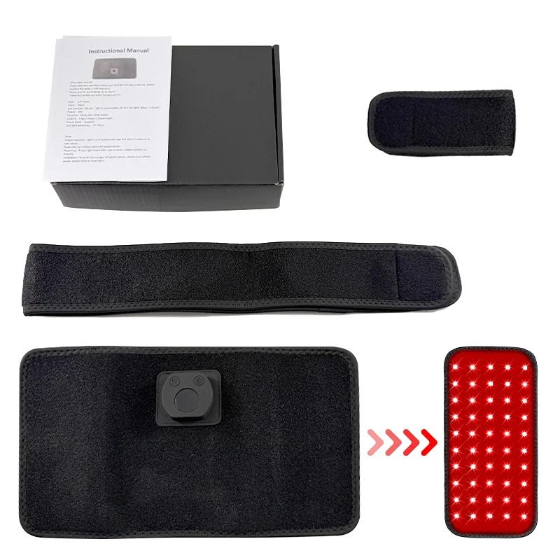 USB Red Light Relaxation Strap,660&850nm Near-infrared Light,Relieve Muscles Waist Neck Shoulder Hand Wrist Chin Pad HealthCare