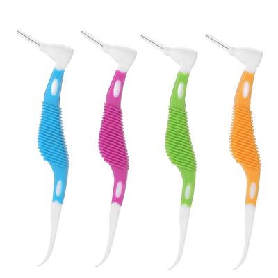 8pcsset Colours Disposable Toothpicks Soft Interdental Brushes Dental Oral Care Tools