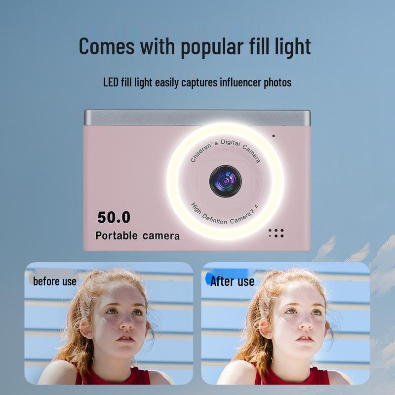 Retro CCD-Stil 4K Kinder-Spiel-Digitalkamera: Studentenfreundlich, kompakt und aufnahmefähig