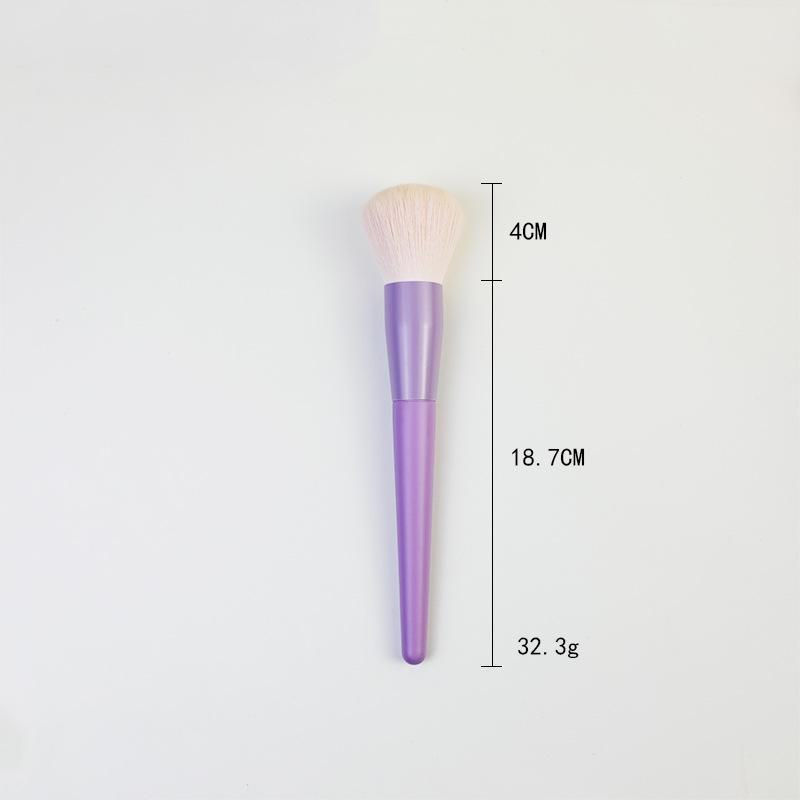 Small Purple Potato 11-Piece Makeup Brush Set: Includes Loose Powder and Eye Shadow Brushes - Beauty Tools Collection