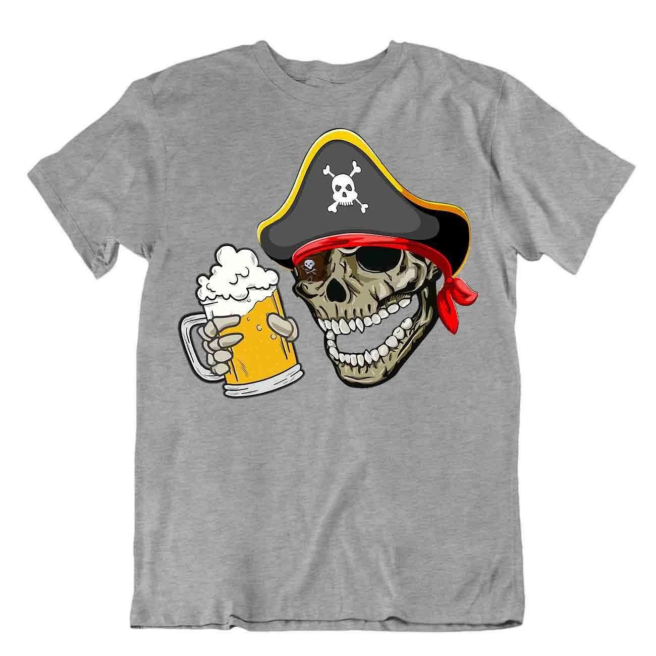 Pirat Beer Night Birthday Party T-SHIRT Oktoberfest Beer TEE SUMMER ALOHA SHIRT 3XL