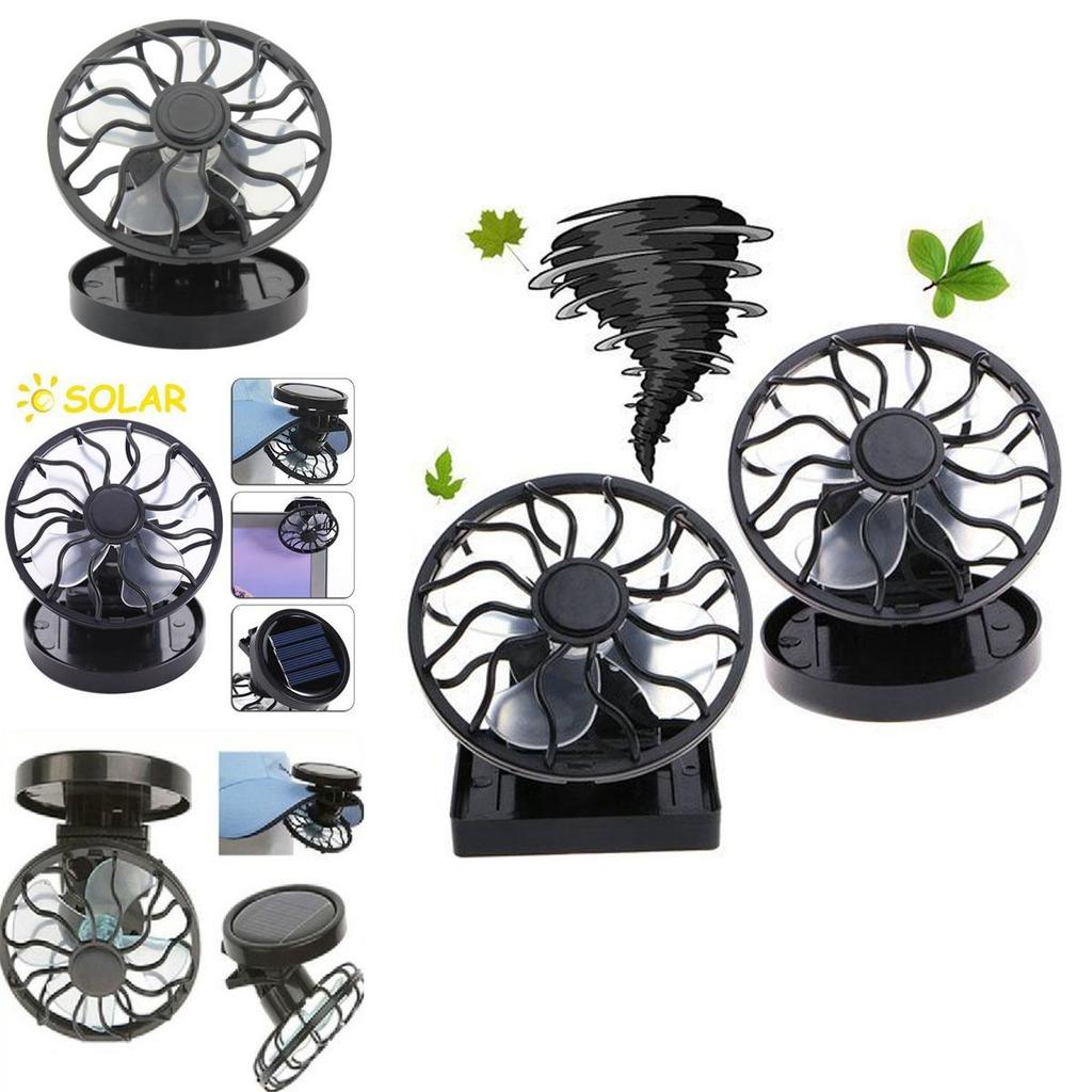 Premium Quality Clip-on Solar Cell Fan With Energy Saving Sun Power Cooling Design