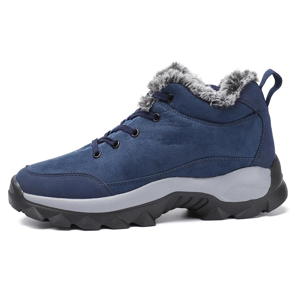 Men's Lightweight Winter Snow Boots with Warm Velvet Lining