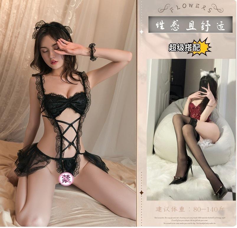 Sexual, Erotic Lingerie, New Cute, Playful, Maid, See-through Uniform, Seductive Female Underwear, Cosplay
