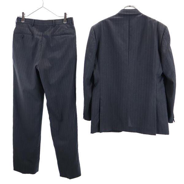 Brooks Brothers wool blend Striped Pattern suit Setup 36SHT 30W gray Men's Used