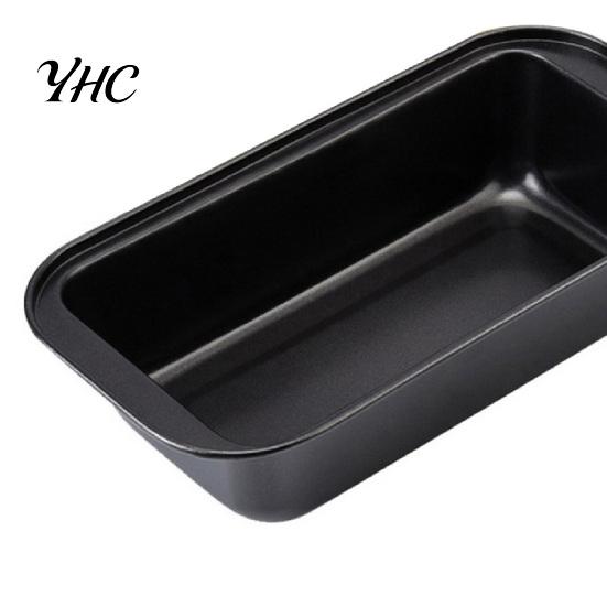 Cooking Baking Pan Non-stick Convenient Black Carbon Steel Home Cake Loaf for Chocolate Brownies