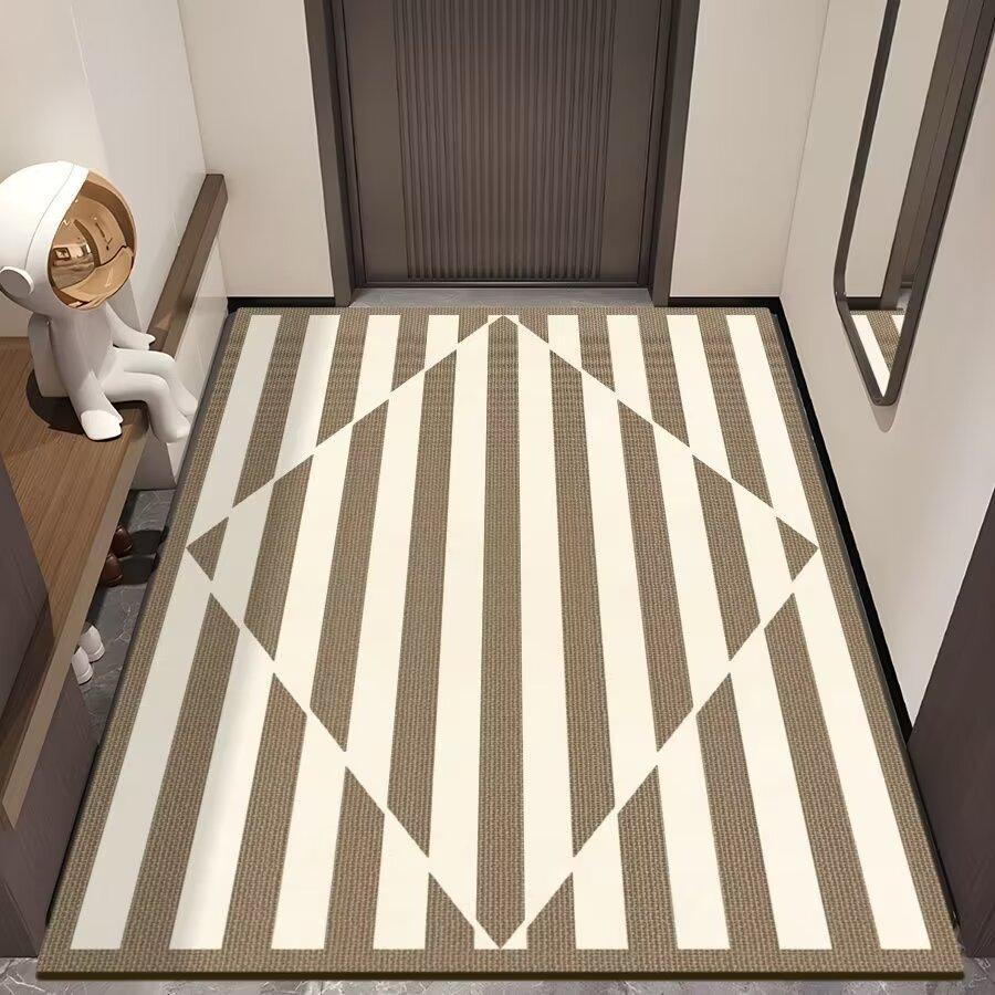 

Входной коврик можно использовать как входной коврик. Это роскошный грязеотталкивающий нескользящий коврик для ног для входа. 50 * 80CM