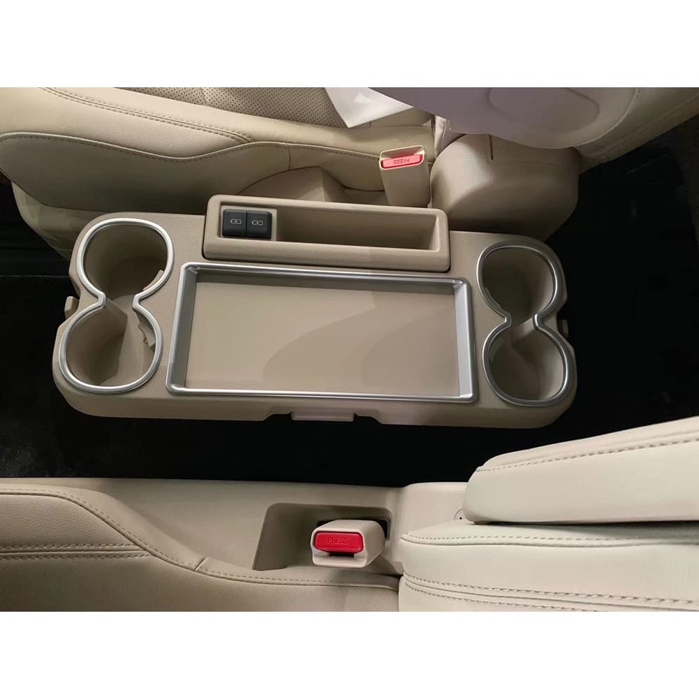 RUIQ Interior Middle Seat Drink Holder Cover Garnish for Toyota New 90 Series 2022 Specially Designed for Toyota Nickel Voxy/Noah (January onwards) -