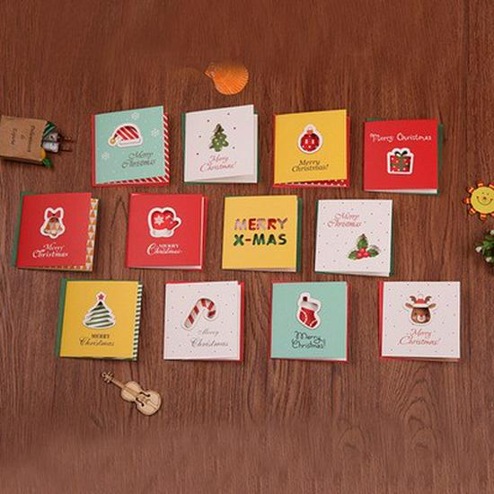 24PCS Christmas & Thanksgiving Greeting Card Set - Festive Holiday Designs for Gifts