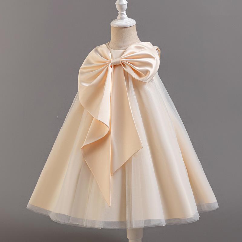 White Princess Dress for Girls - Birthday, Party, Piano Performance, Costume
