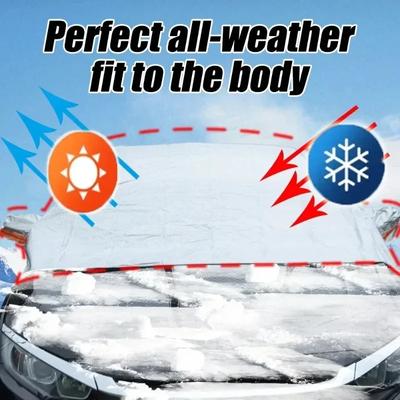 Car Windshield Sunshades Window Waterproofing Protective Tools Car Front Windshield Snow Shade Poncho Car Exterior Accessories