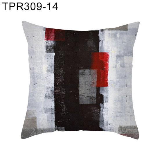 Husă de pernă cu imprimeu geometric abstract pentru canapea pentru acasă