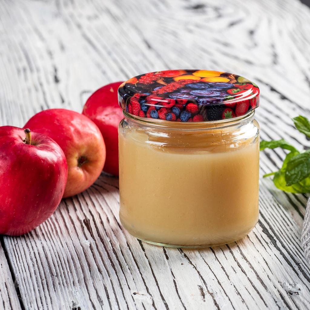 KADAX 10x Glas 200ml + Deckel Fi66 für Konserven Marmelade