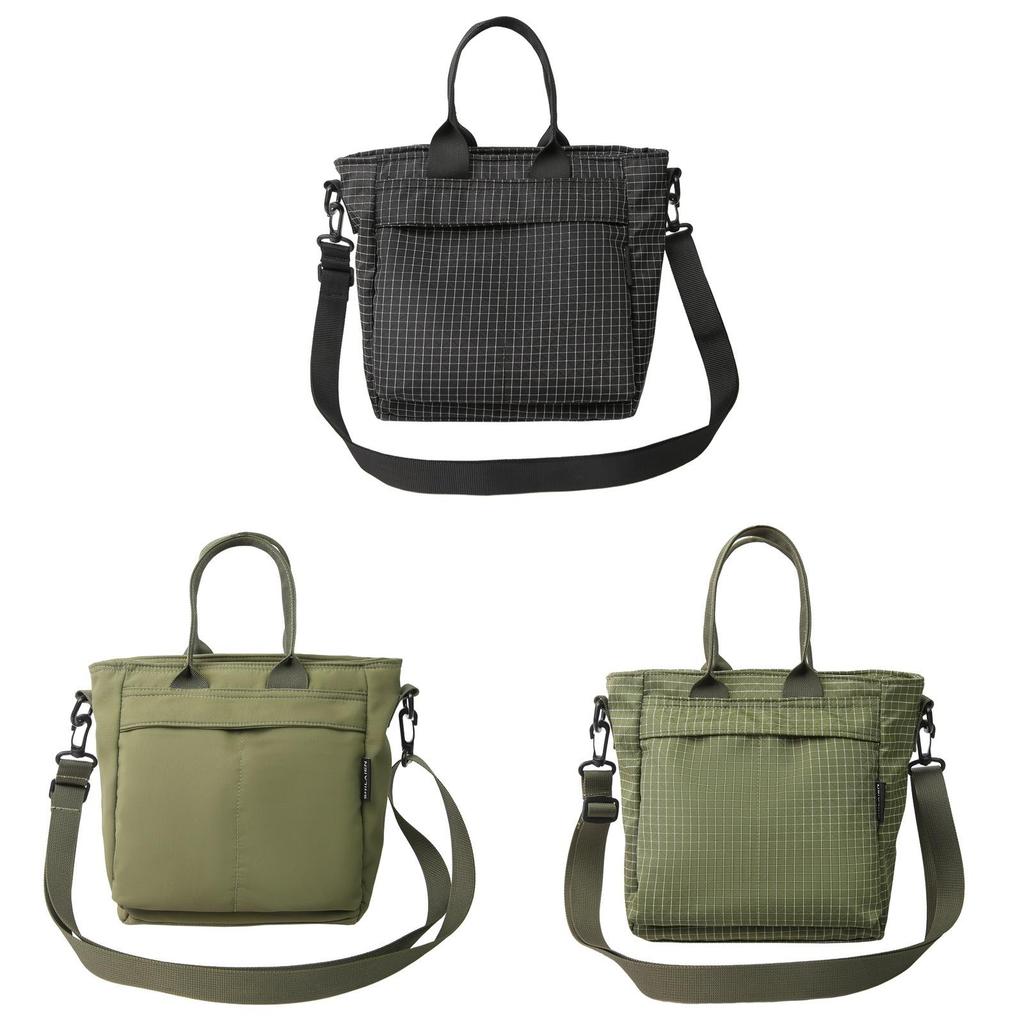 Nylon Casual Tote Bag With Zipper Pockets For Daily Outdoor Travel