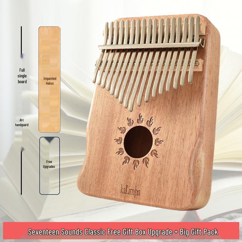 17/21-Ton Daumenklavier Kalimba - Beliebtes kleines Musikinstrument Souvenir