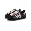 adidas Originals Superstar 2 Abrasion Resistant Low Top Skateboard Shoes Unisex Black Pink JI0079(Team840-)