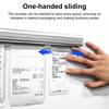 Aluminum Slide Check Rack with Pen Slot And Receipt Bills Ticket Invoices Memos Holder Clip Holder Restaurant Order Organizer