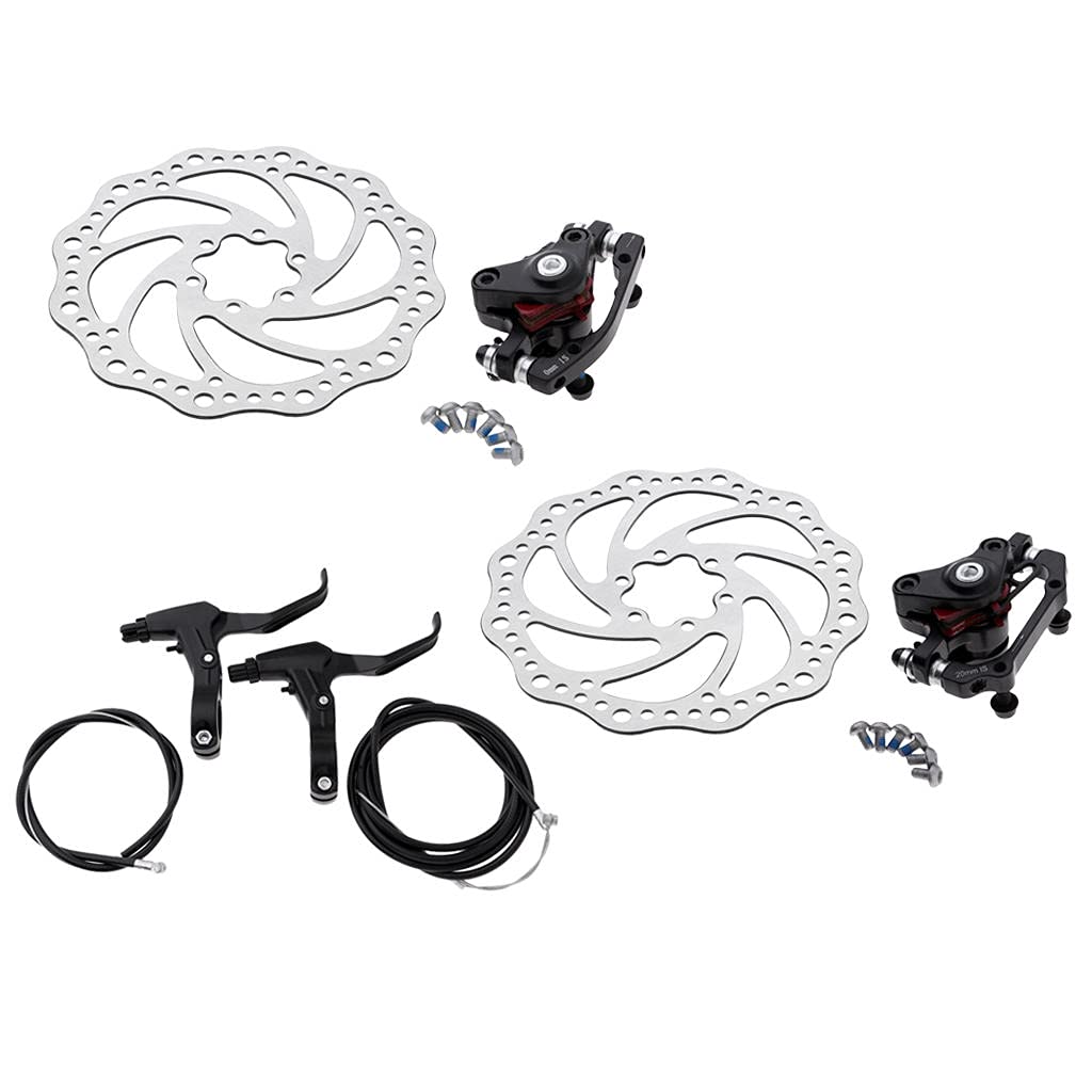 

1 Set Bicycle Disc Brake Front and Rear 160mm Bolts and Cables