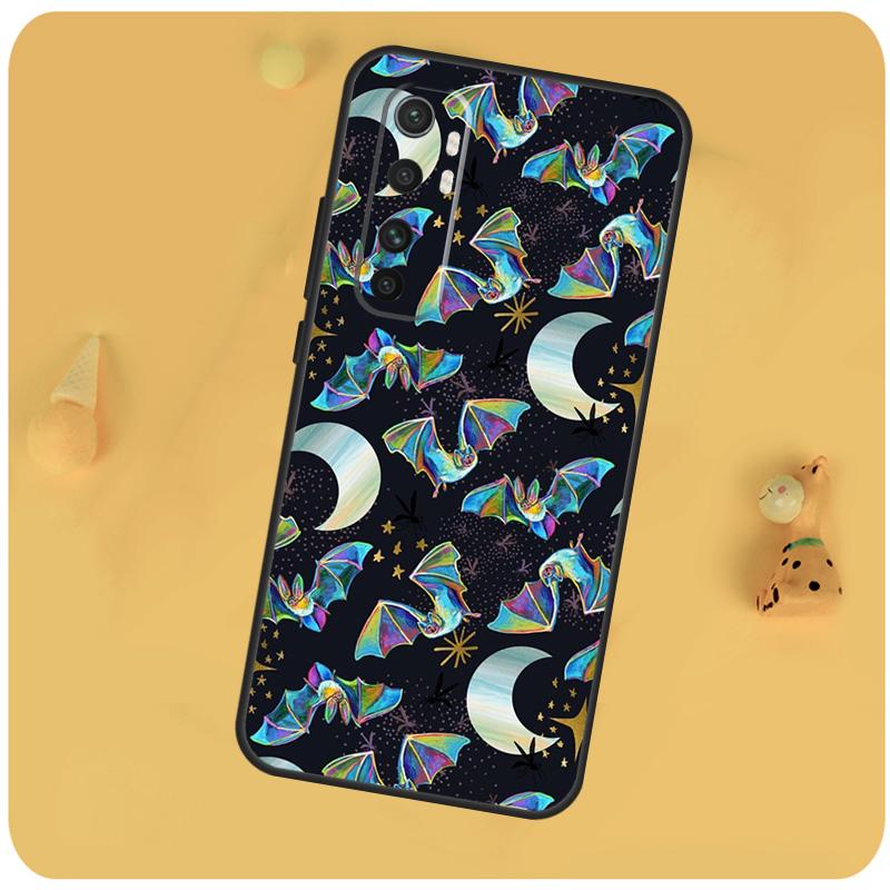 Halloween Bat Cover For Xiaomi 15 13 14 Ultra 11T 12T 13T 14T Pro POCO X7 X6 Pro X3 X5 F5 F6 M6 Pro Case