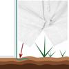 Film de rechange pour tunnel de jardin 4x2,5x2 m Film de protection pour serre UV-4 140g/m2