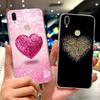 Für Vivo V9 Youth Hülle 1727 1726 Niedliche Liebesherz Bemalte Abdeckung Weiche Dünne Handyhülle Für Vivo Y85 Y89 V 9 Youth VivoV9 6GB Fundas