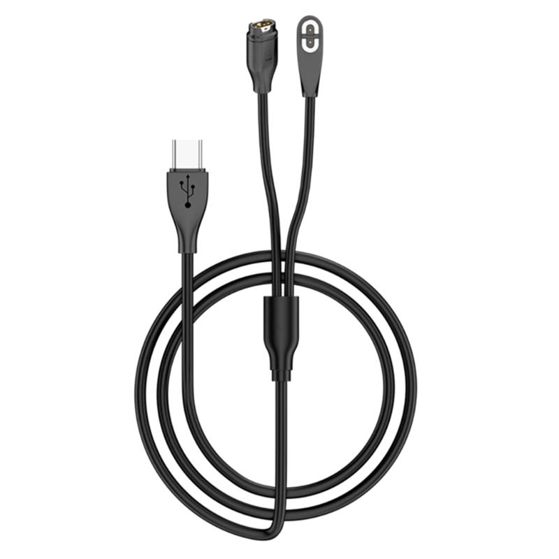 

2 in 1 Magnetic USB C Charging Cord for 2pin Headphones/for 4pin Smartwatch Rapid Power Delivery Portable 1