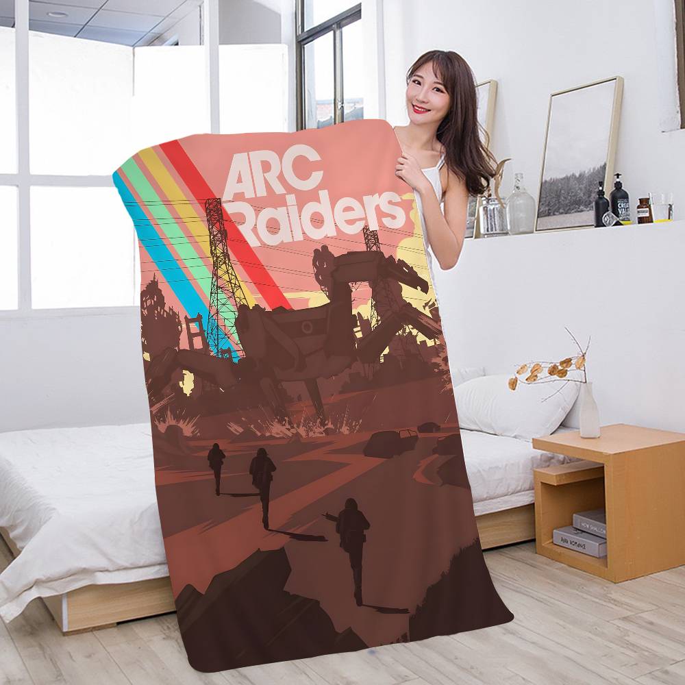 Game A-arc Raiders Bath Towel Microfiber Soft Water Absorbing Breathable For Girl Kids Decorative Cartoon Beach Towel