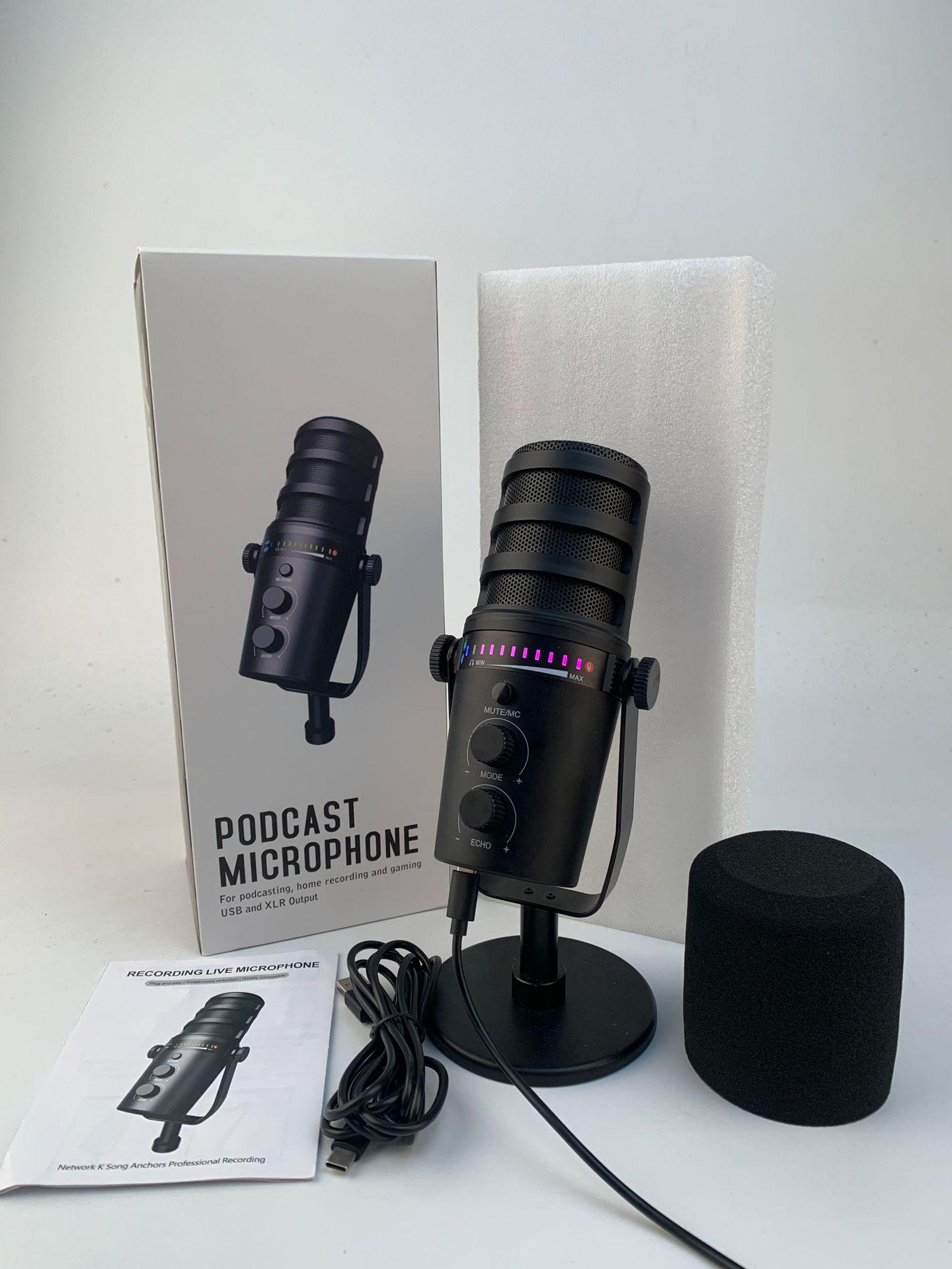 

MV7 Professional Dynamic Microphone Set for Recording, Streaming, and Gaming with Sound Card Mixer