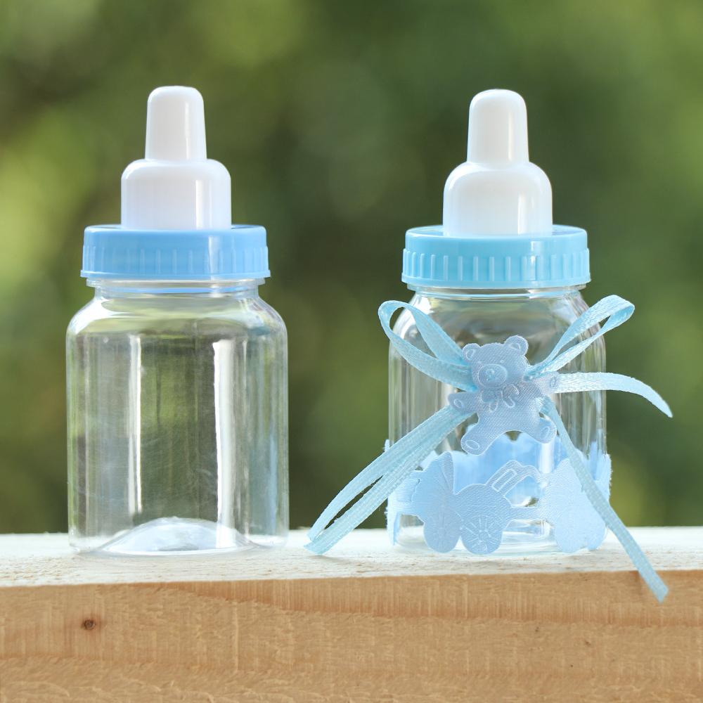 Style Christening Baby Shower Party Favour Decoration Favour Bottle Candy Box Fillable Bottles
