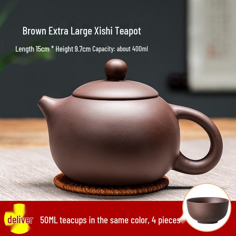 ZISIZ Yixing Handmade Large Zisha Teapot