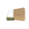 Coach Studio 20 Gold Label Klappenverschluss Kartenfach Handschuhgegerbtes Leder Handtasche Umhängetasche Klein Damen Taschen Messing Moos CE331-B4MX