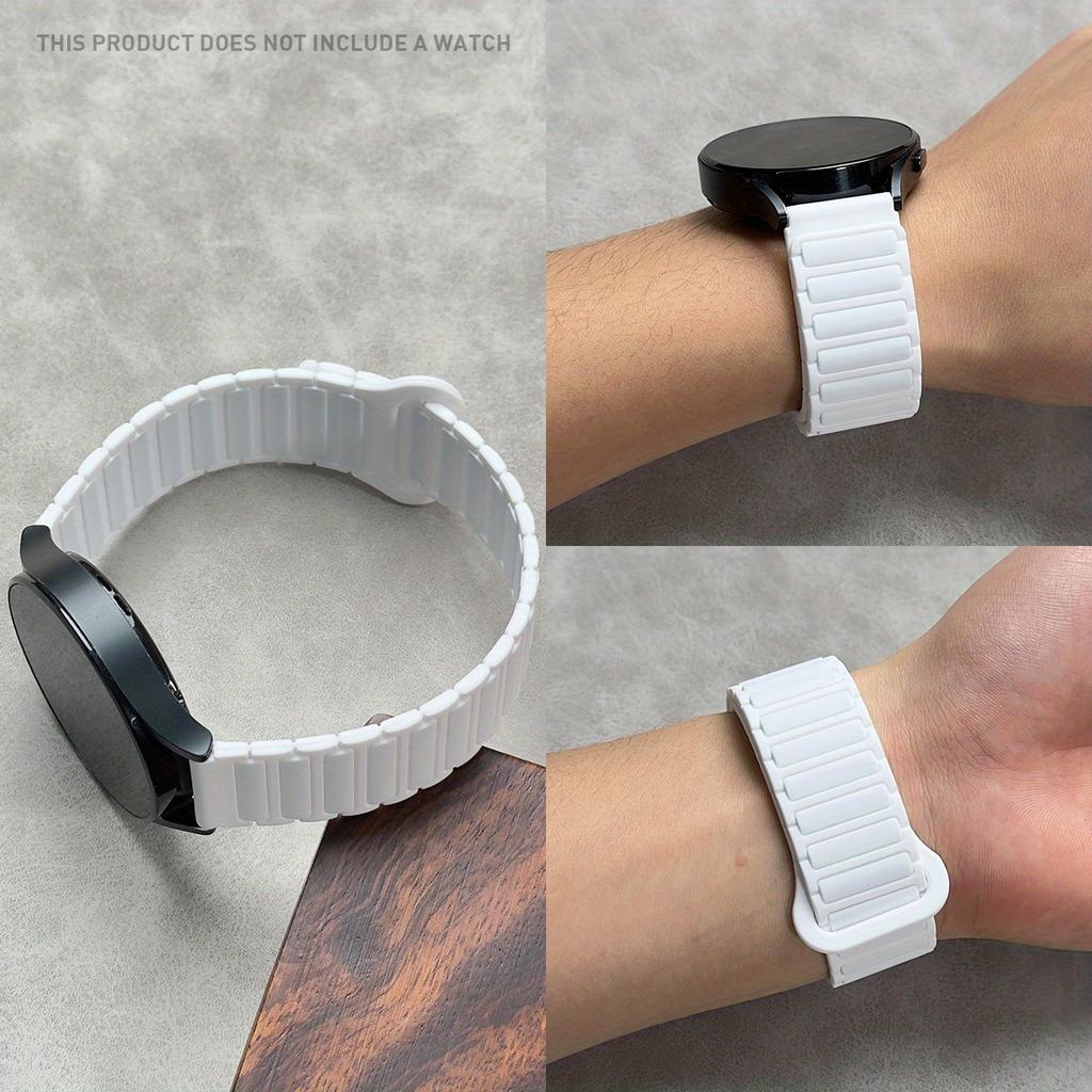 Wave Pattern Magnetic Strap for Huawei GT5/5 Pro/4/3/3 Pro Comfortable Flexible Smartwatch Replacement Fitness Watch Band