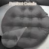 24 Inch X Patio Seat Cushion, Chair Pad, Washable, Round, Removable, Waterproof, Outdoor