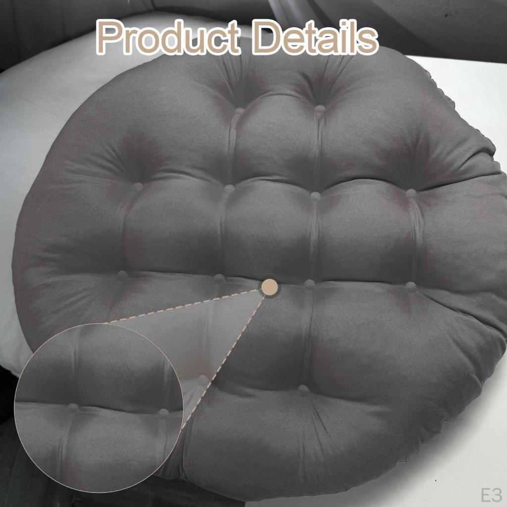 24 Inch X Patio Seat Cushion, Chair Pad, Washable, Round, Removable, Waterproof, Outdoor