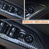 ABS Car Door Armrest Panel Window Switch Lift Buttons Covers For Peugeot 3008 5008 GT Hybrid 2016-2018