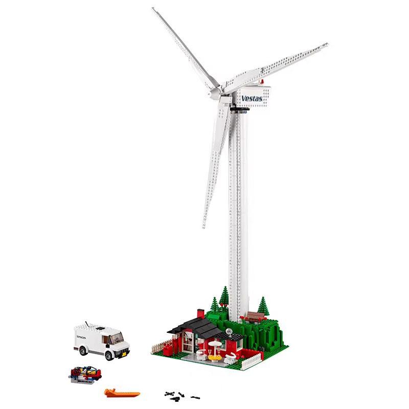 

Творческая серия Vestas Wind Turbine Building Blocks Electric Windmill Generator Model Bricks Toys for Boy Kids Gift No original box