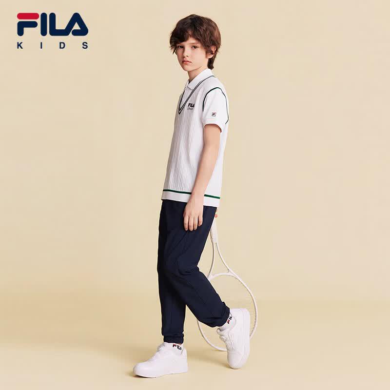 FILA Boys' Short Sleeve Polo Shirt