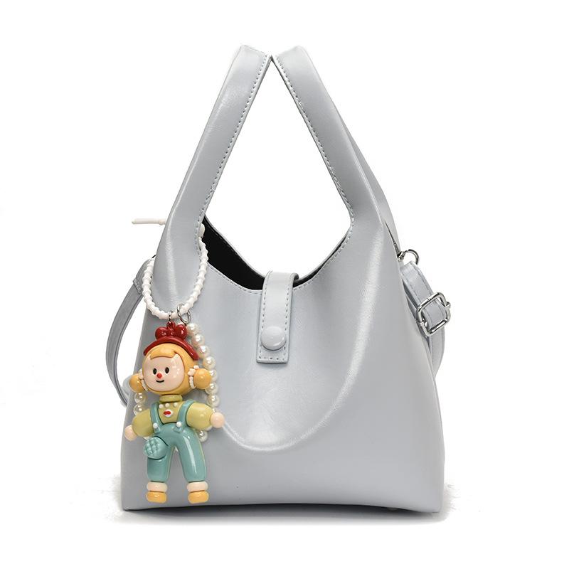 Premium Texture Fashionable Simple Handbag Women's 2025 Summer New Niche Messenger Bucket Bag