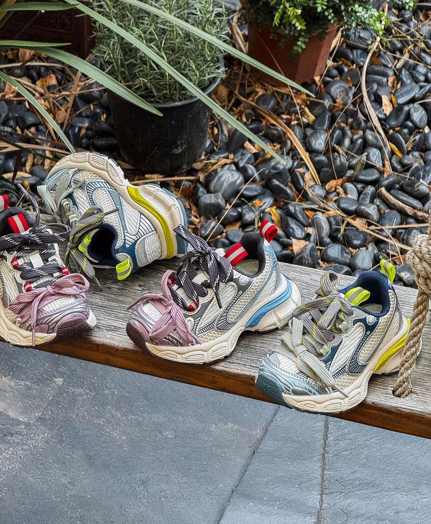 Spring 2026 Kids' Fashion Trend: Double Lace-up Breathable Lightweight Dad Shoes