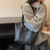 Classic Leather Tote Bag with Top Handle Large Capacity Everyday Fashion Shoulder Bag for Women